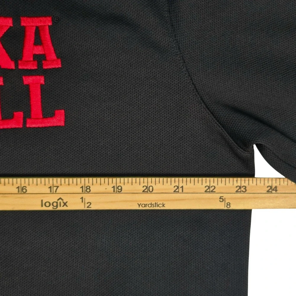 Adidas Nebraska Football Pullover Mens‎ XL Black ClimaWarm Crewneck Sweatshirt